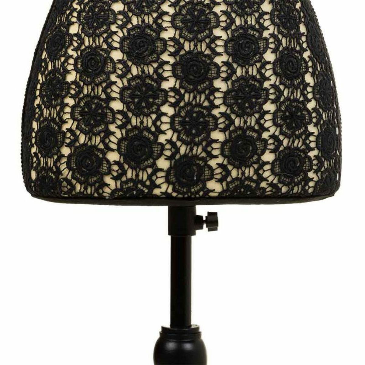 Mannekäng Alexandra House Living Svart Trä Tyg Polyetylen Furu Trä MDF 37 x 168 x 24 cm - 7