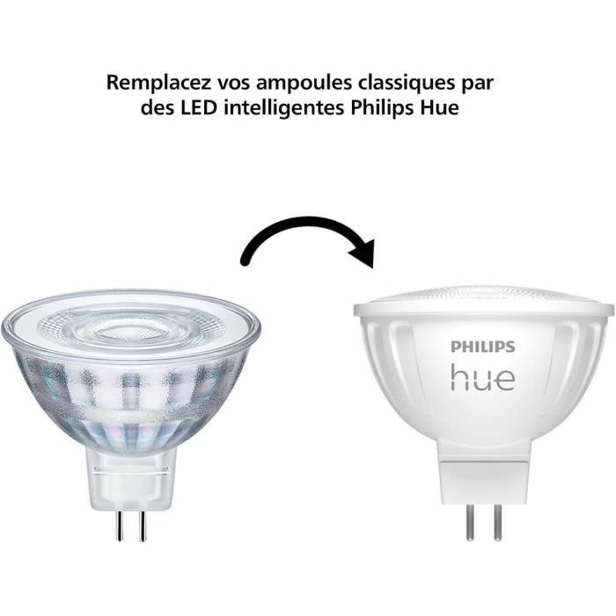 LED-lampa Philips Vit G 400 lm 2 antal (6500 K) - 3
