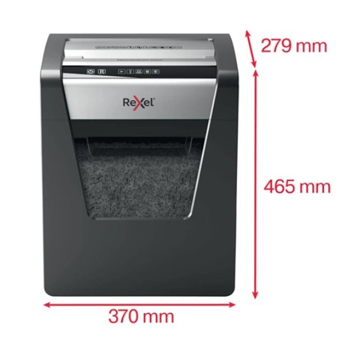 Dokumentförstörare Mikroskärande Rexel Momentum M510 23 L - 5