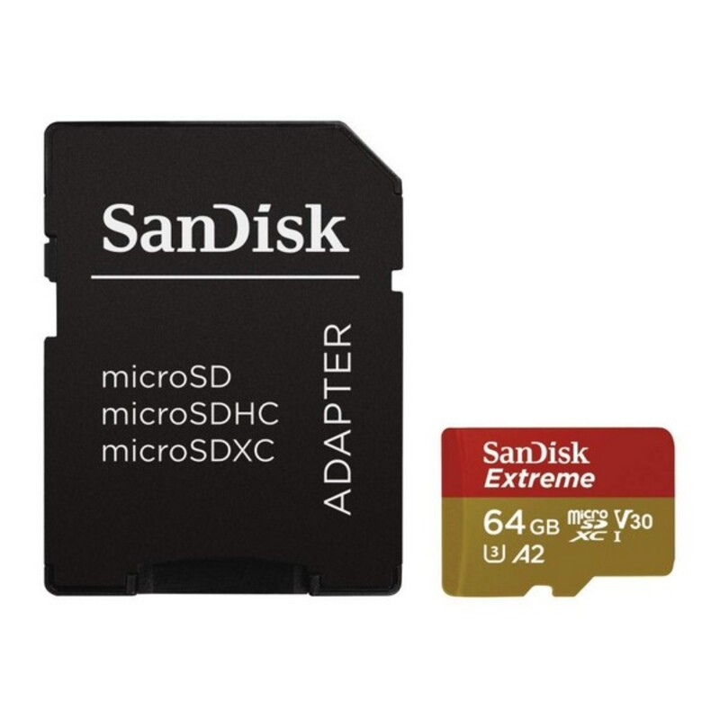 Micro-SD Minneskort med Adapter SanDisk SDSQXA1-GN6AA C10 160 MB/s - 10