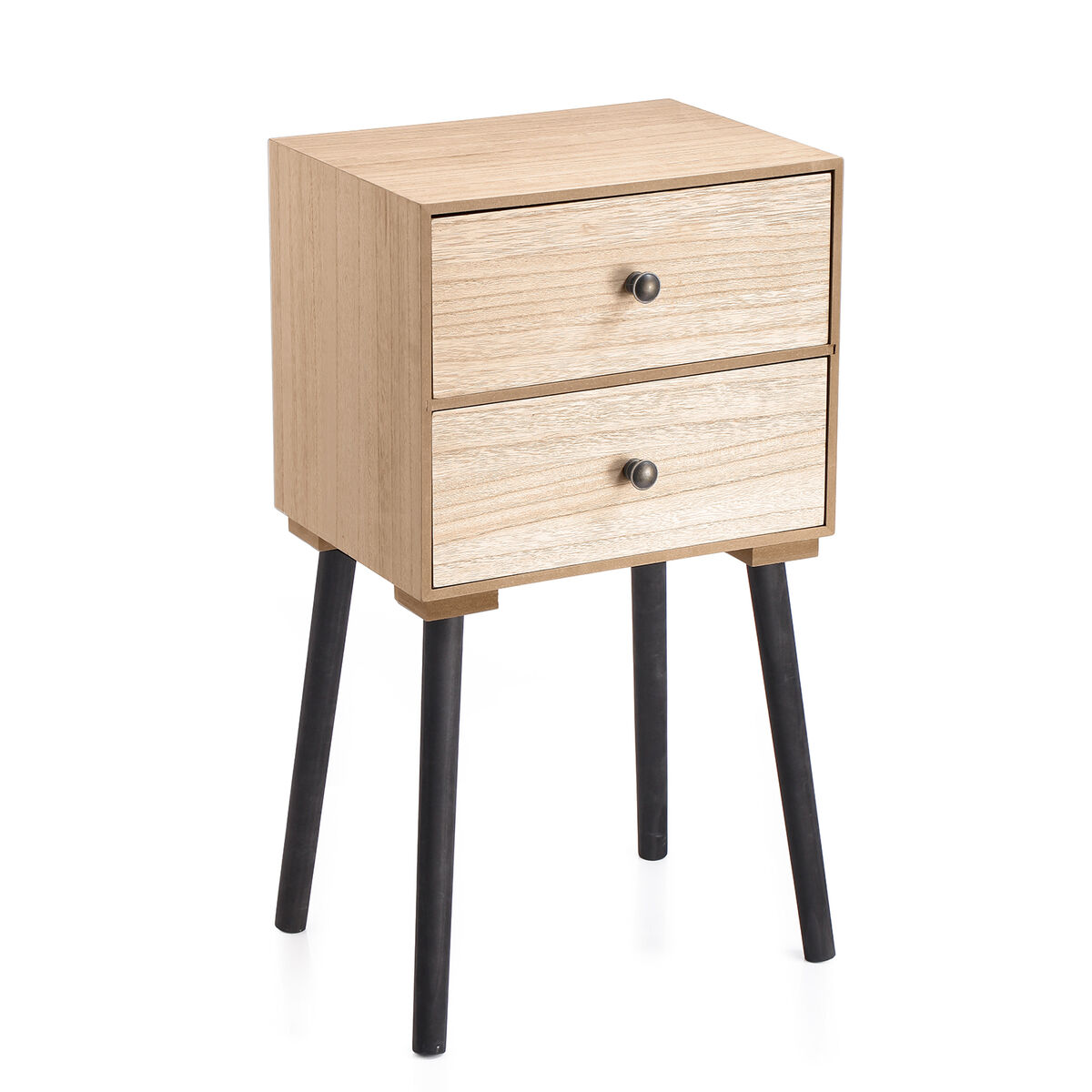 Nattduksbord Vinthera Moa Naturell Metall 35 x 26 x 65 cm - 2