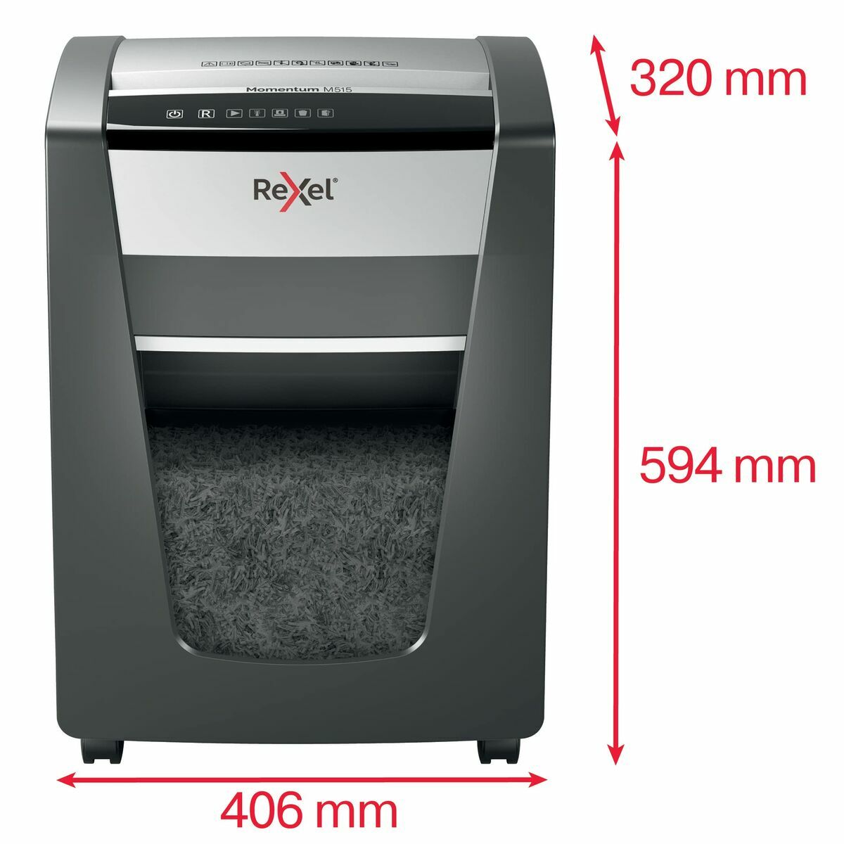 Dokumentförstörare Mikroskärande Rexel M515 30 L - 2