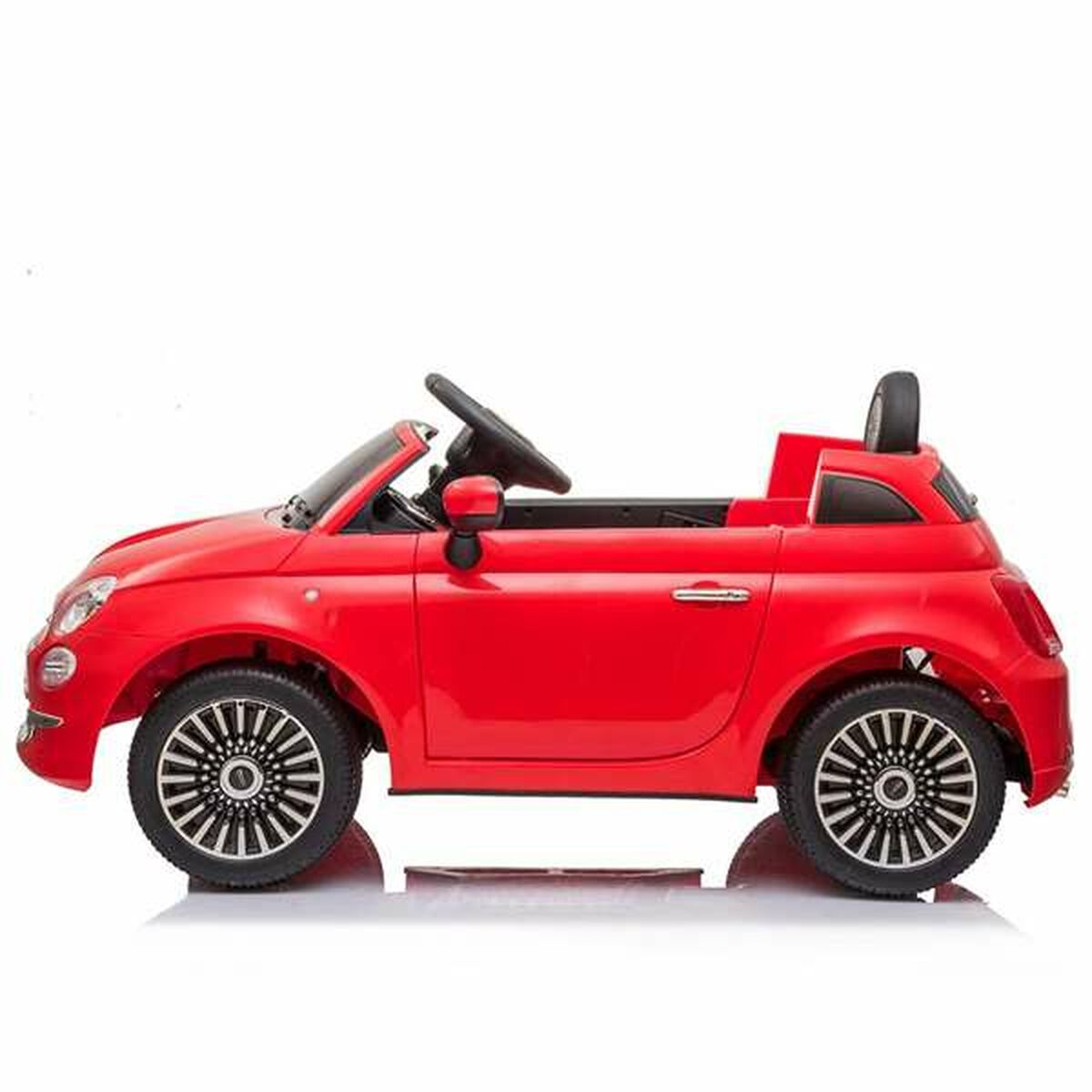 Elektrisk bil för barn Fiat 500 Röd Med fjärrkontroll MP3 30 W 6 V 113 x 67,5 x 53 cm - 5
