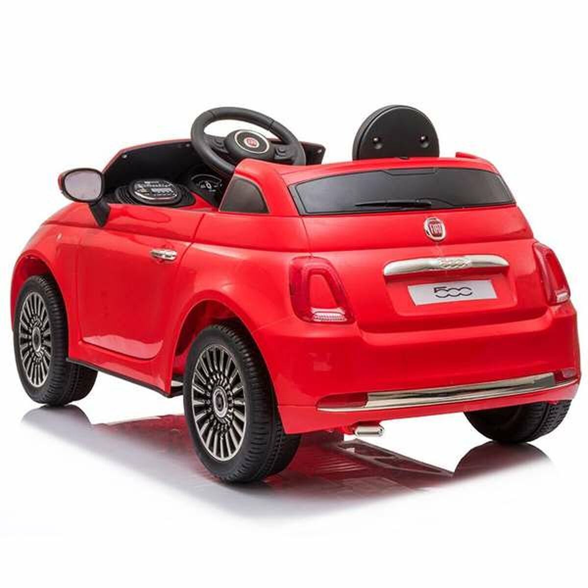 Elektrisk bil för barn Fiat 500 Röd Med fjärrkontroll MP3 30 W 6 V 113 x 67,5 x 53 cm - 3