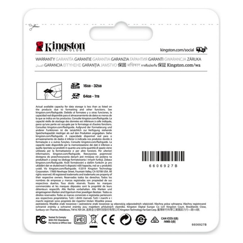 SD Minneskort Kingston SDS2 100 MB/s exFAT - 16