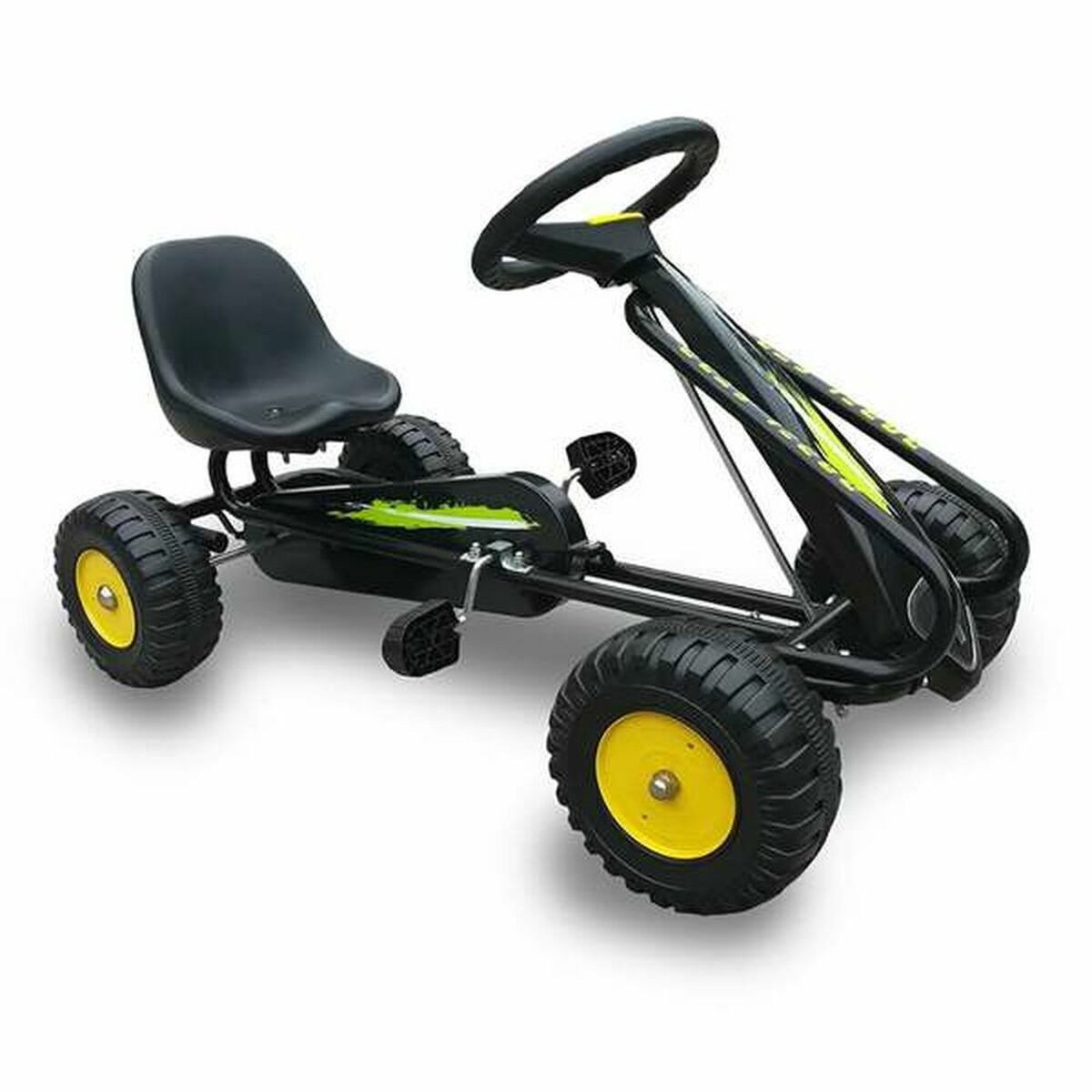 Pedalbil Go Kart Black