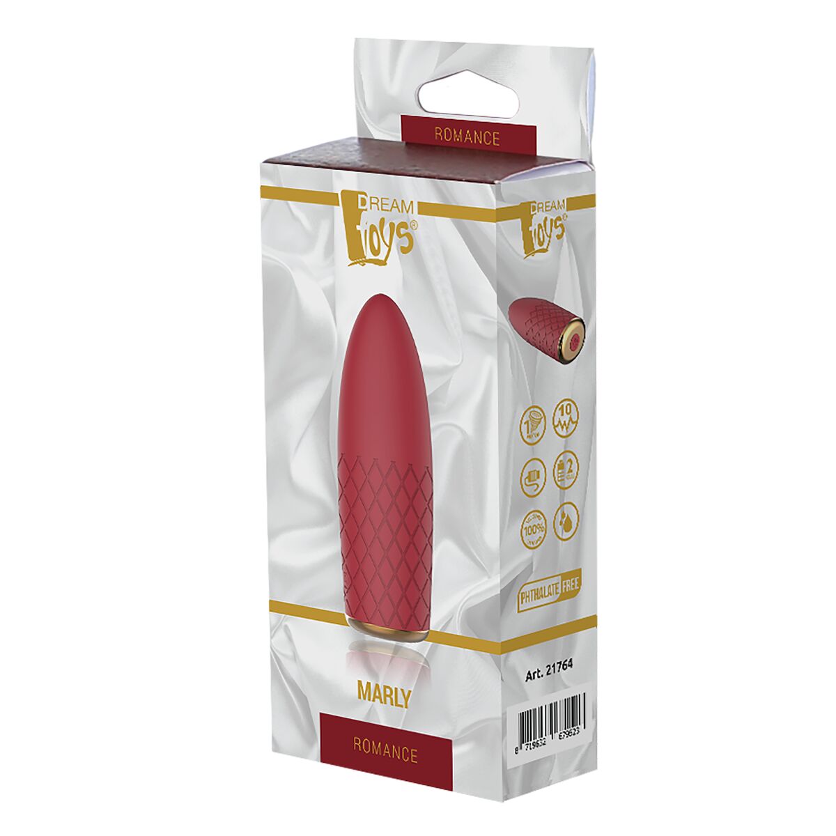 Patronvibrator Dream Toys Romance Marly Röd - 8