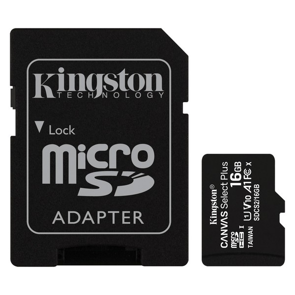 Micro-SD Minneskort med Adapter Kingston SDCS2 100 MB/s exFAT - 9
