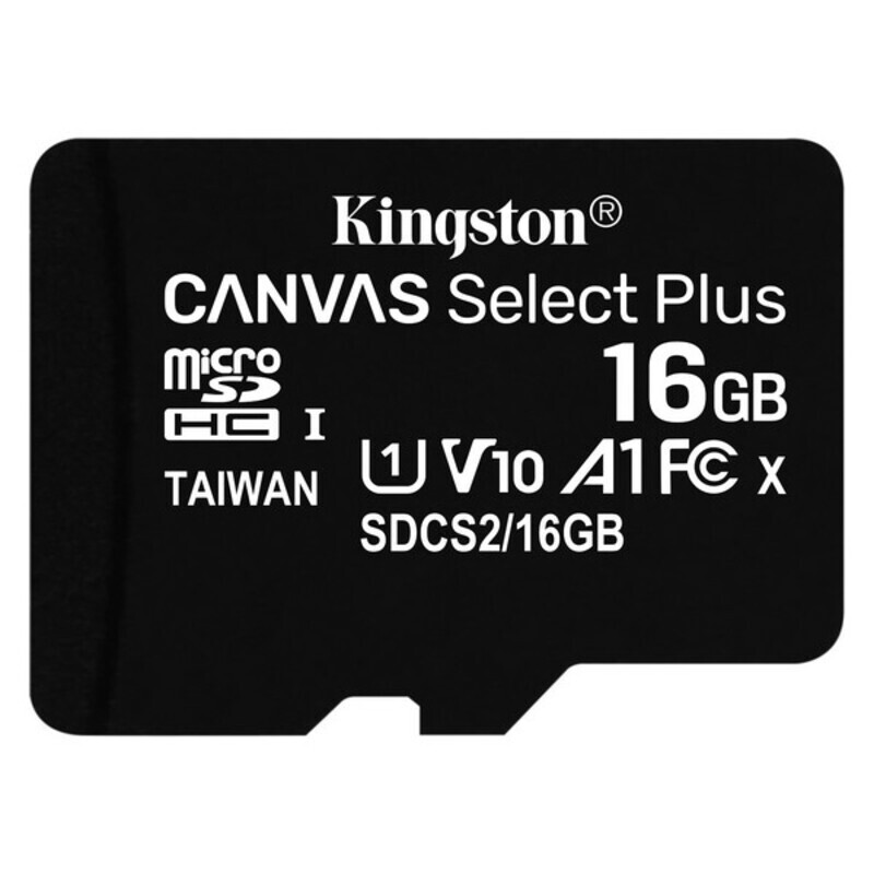 Micro-SD Minneskort med Adapter Kingston SDCS2 100 MB/s exFAT - 16