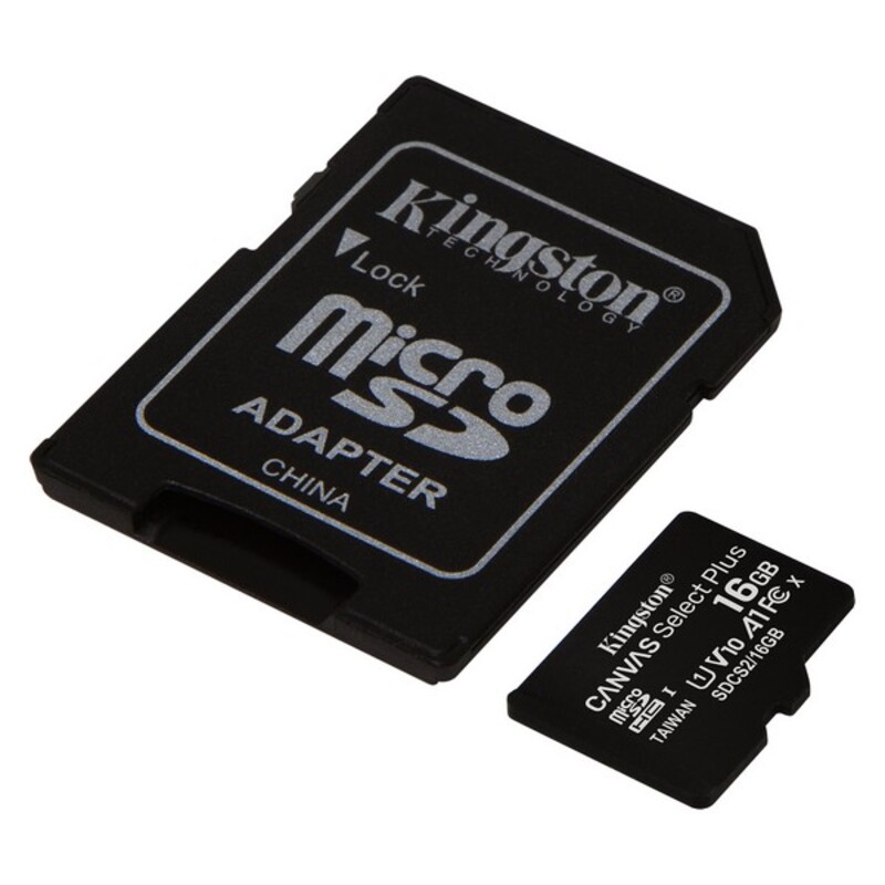 Micro-SD Minneskort med Adapter Kingston SDCS2 100 MB/s exFAT - 17