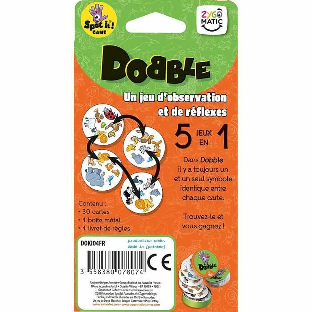 Sällskapsspel Asmodee Dobble Kids (FR) - 2