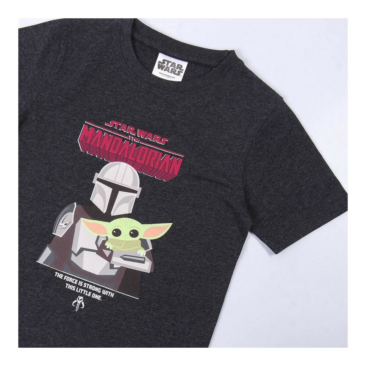 Barn T-shirt med kortärm The Mandalorian Svart - 6