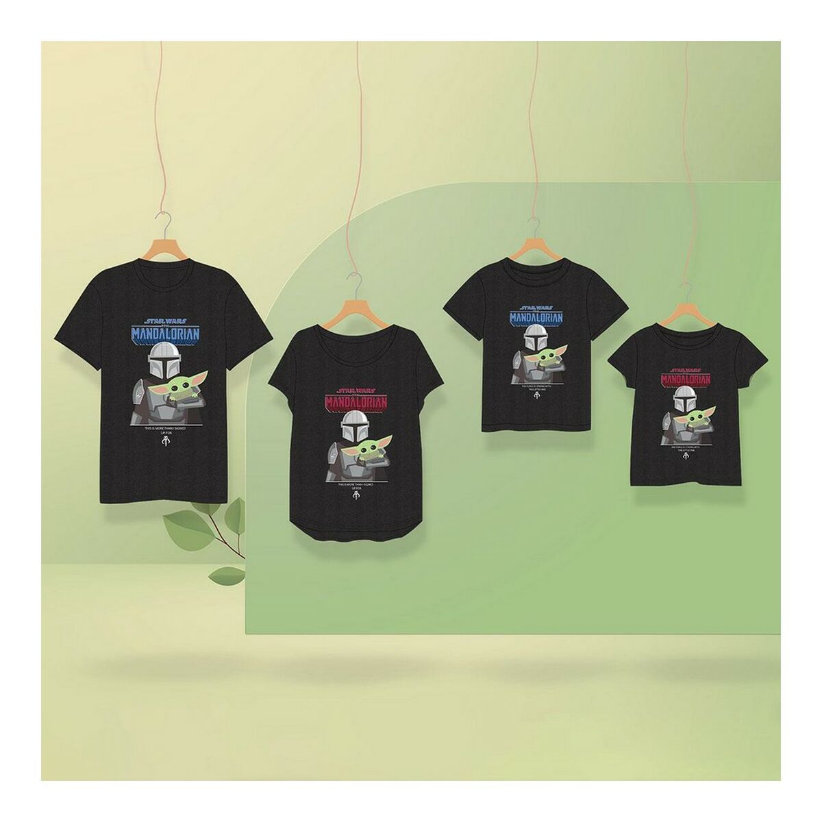 Barn T-shirt med kortärm The Mandalorian Svart - 5
