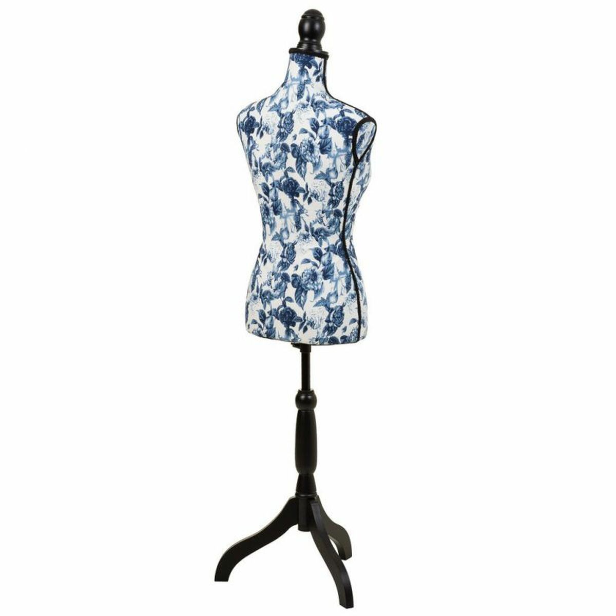 Mannekäng Alexandra House Living Blå Polyester Trä Polyetylen Furu Trä MDF 37 x 168 x 24 cm - 5