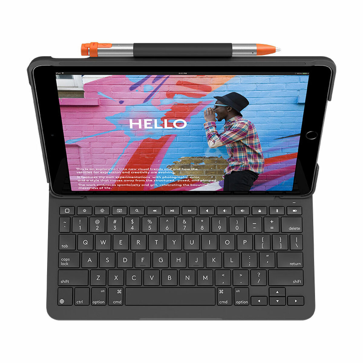 Tangentbord Logitech 920-009478 spanska Grå Grafit Qwerty Spanska QWERTY