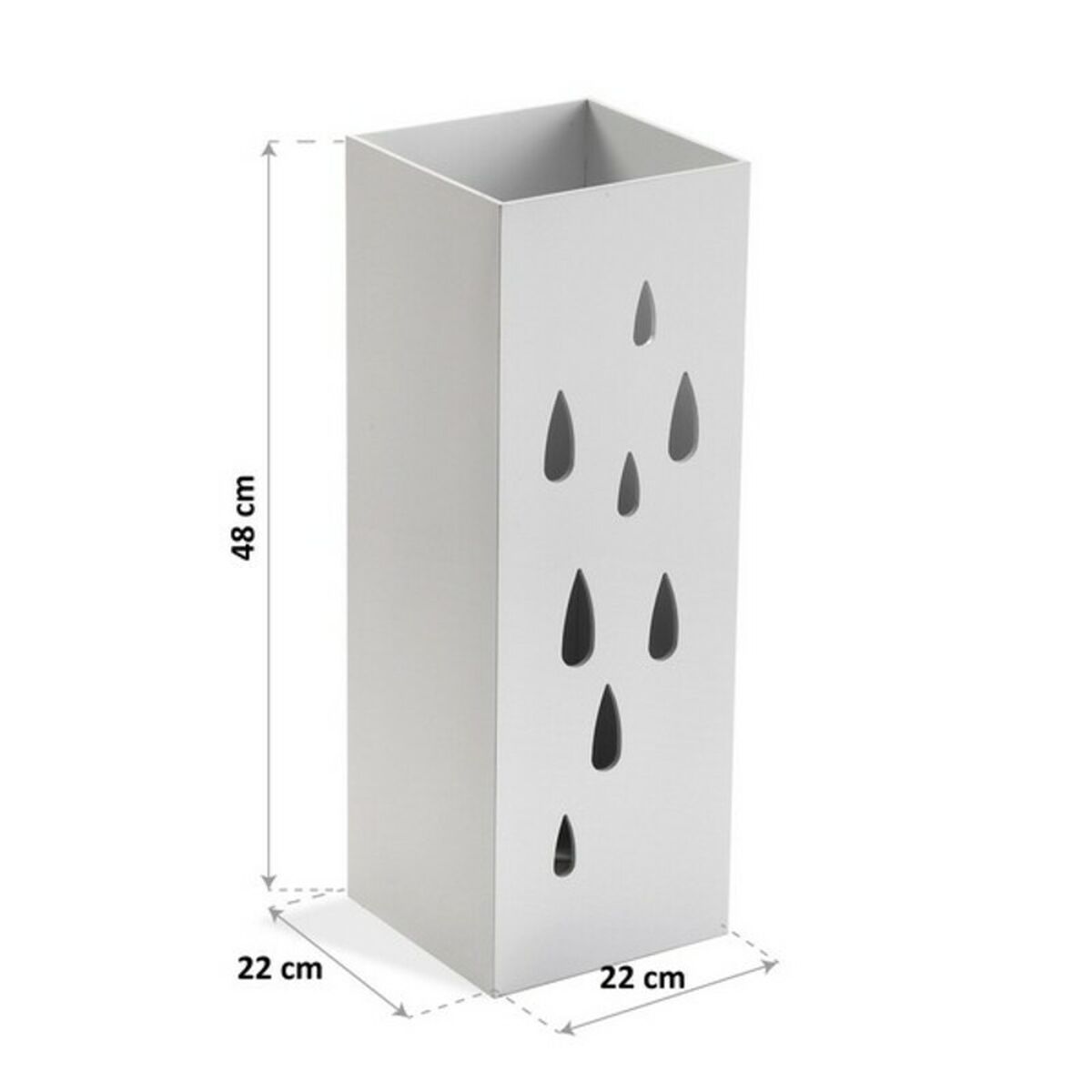 Paraplyställ Vintage Coconut Droppar Trä MDF (16,8 x 48 x 16,8 cm) (22 x 48 x 22 cm) - 2