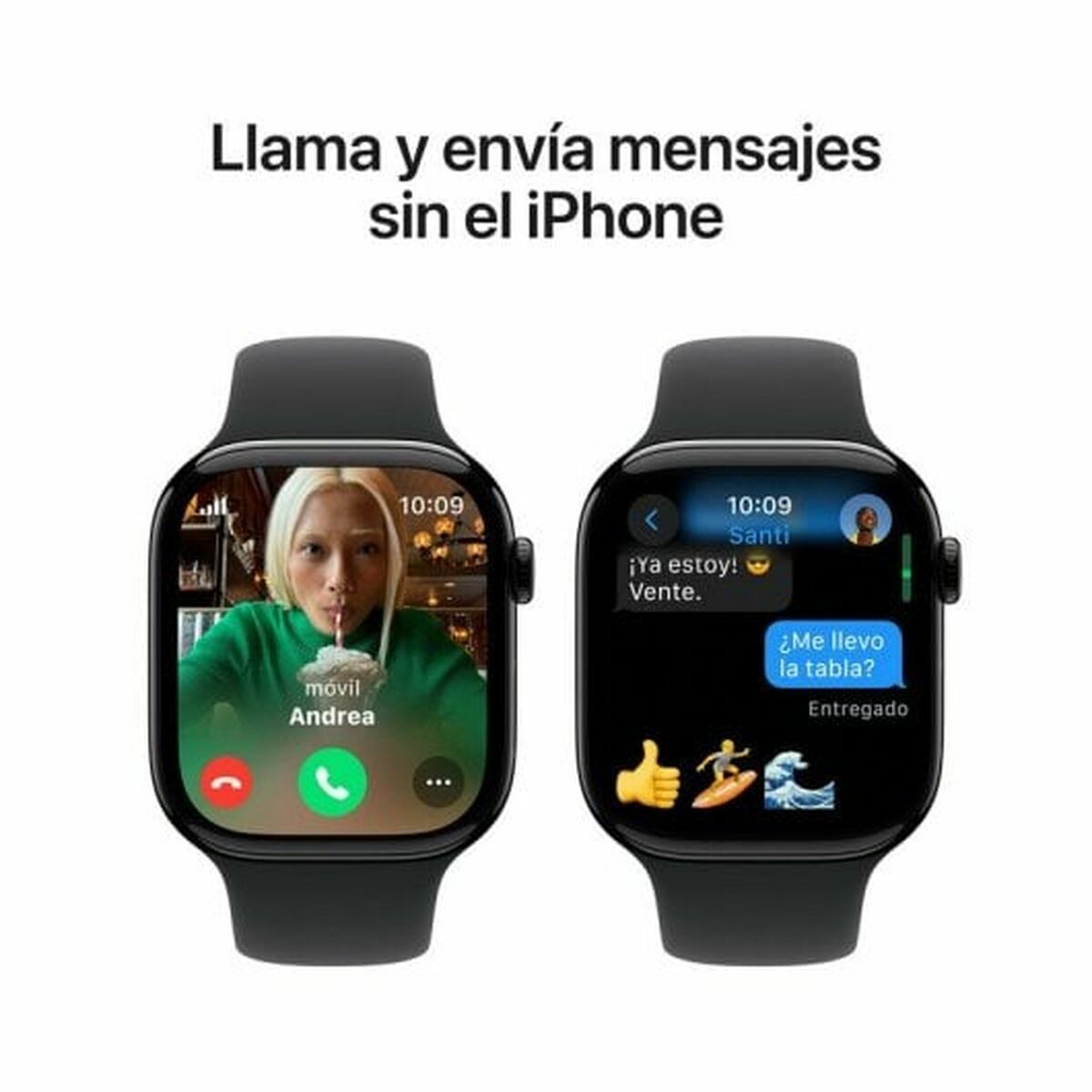 Herrklocka Apple MWY43QL/A Svart - 7