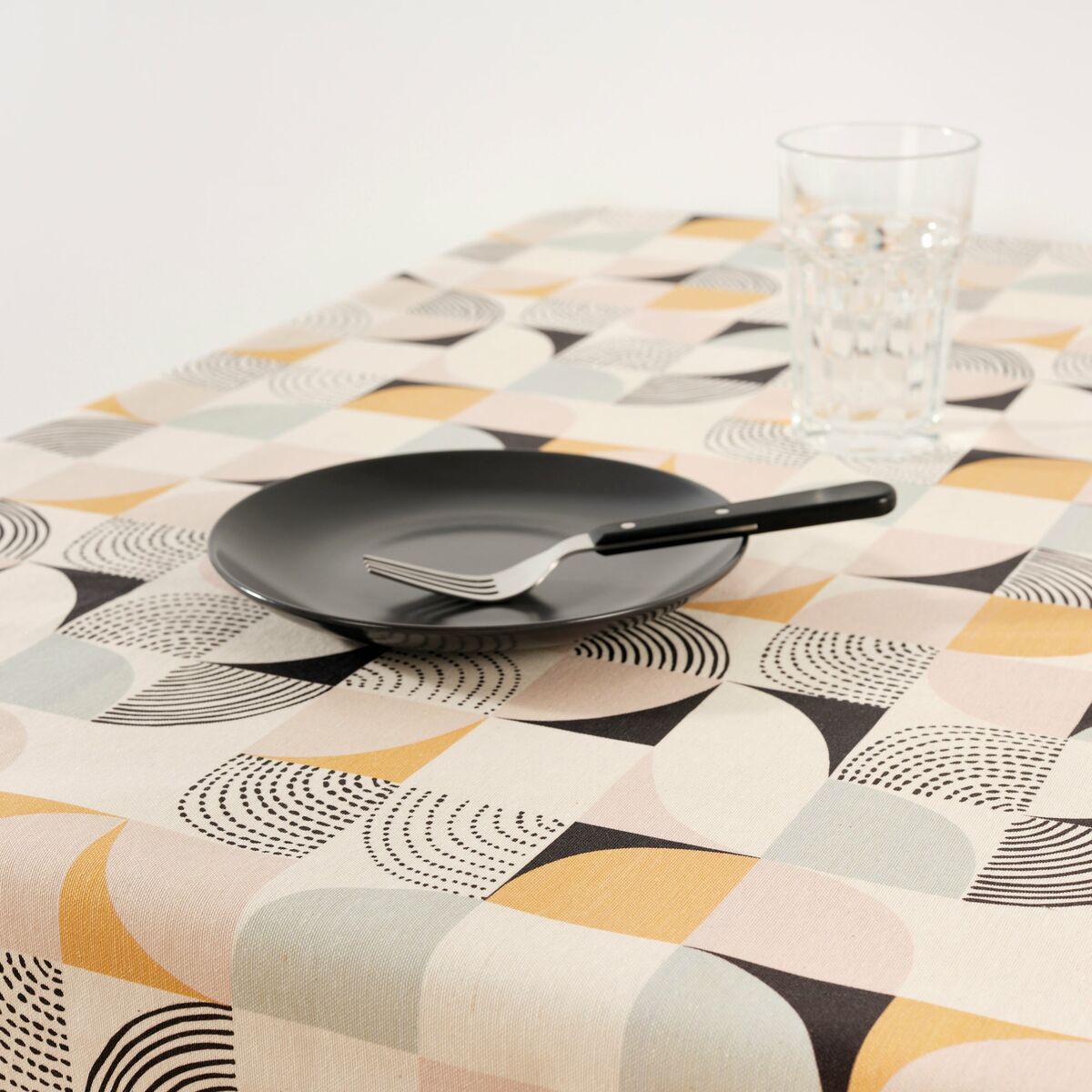 Fläckresistent bordsduk Belum P20 Multicolour 180 x 180 cm Geometrisk XL - 9