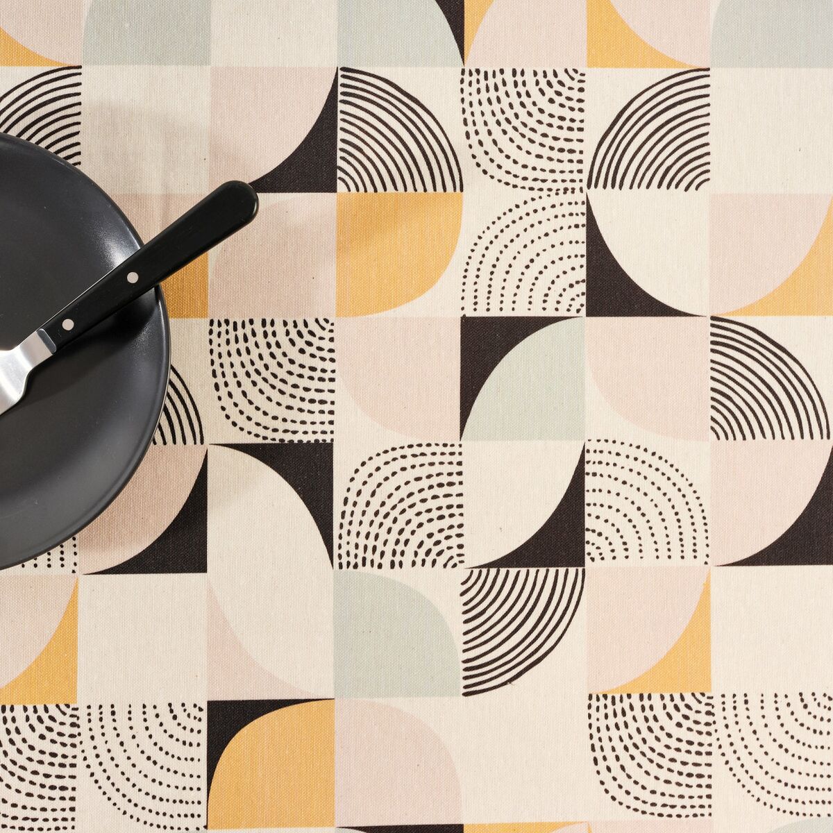 Fläckresistent bordsduk Belum P20 Multicolour 180 x 180 cm Geometrisk XL - 7