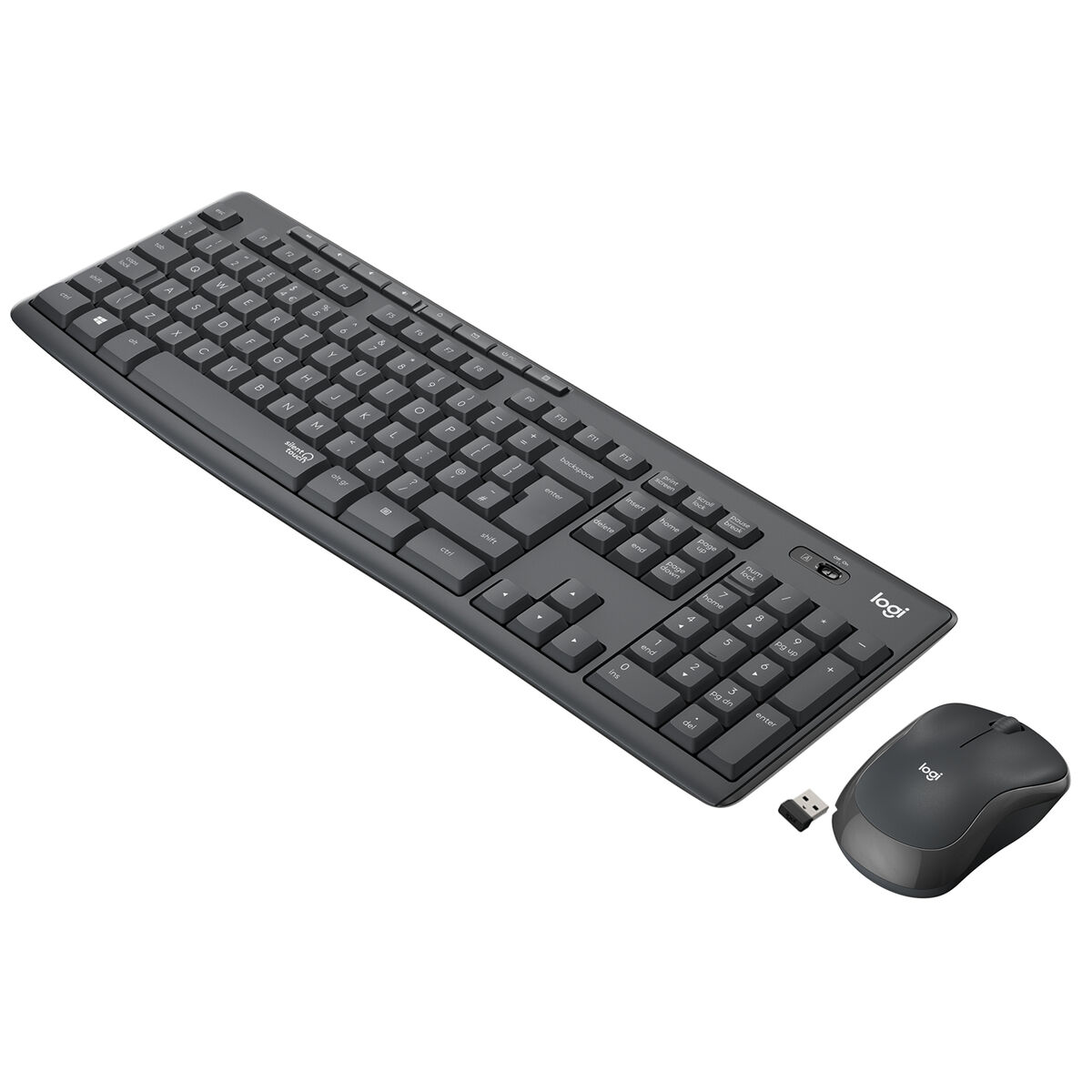 Tangentbord Logitech 920-009803 Grafit Qwerty Spanska AZERTY