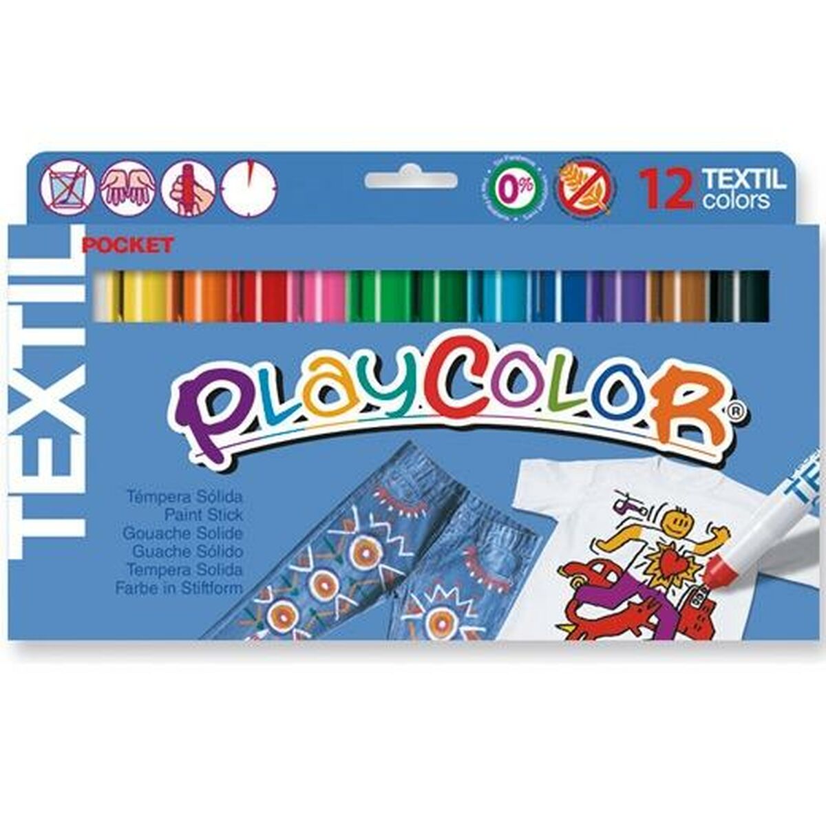 Gouache Playcolor Fast Multicolour - 2