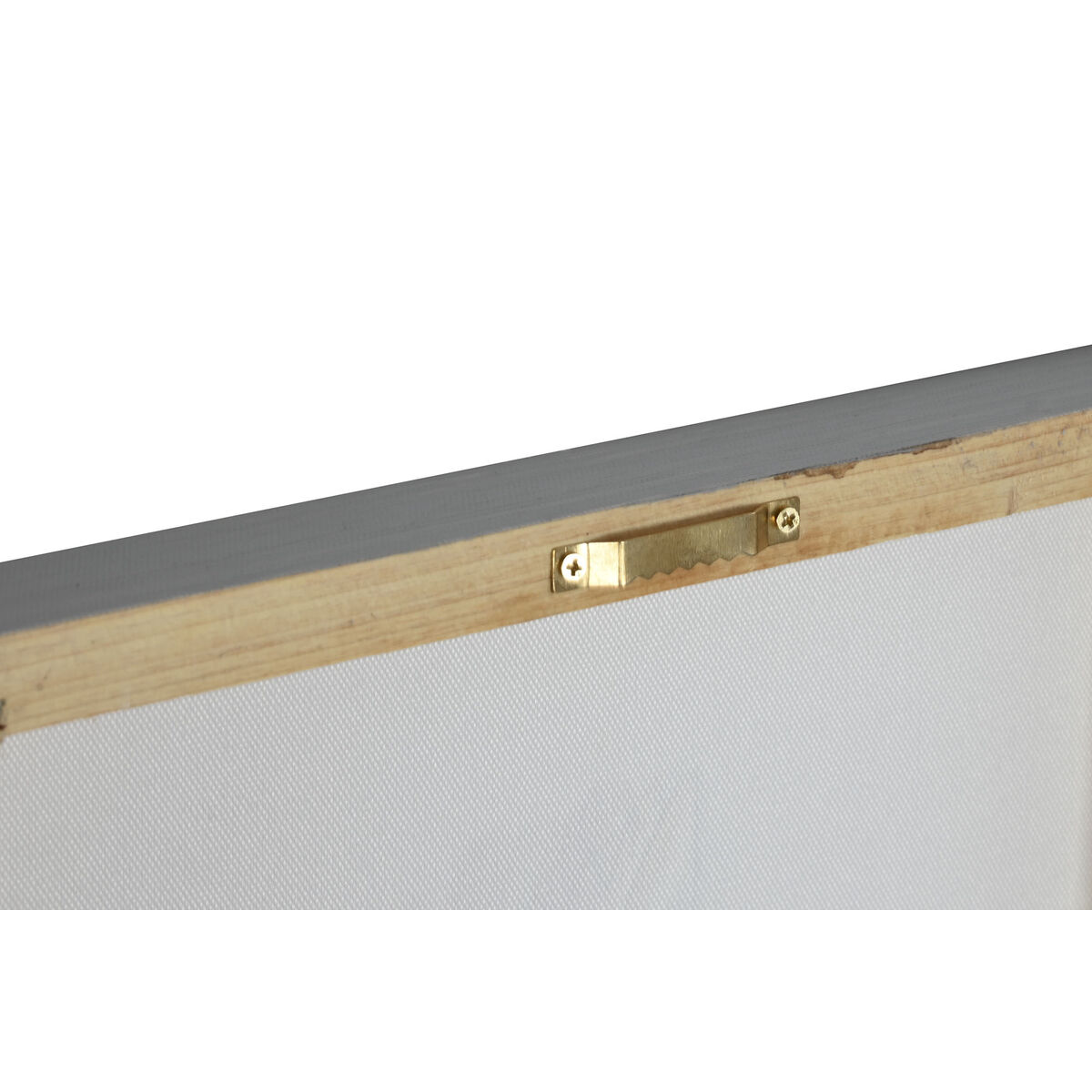 Tavla Home ESPRIT Blå Gyllene Kanvas Trä MDF Fjädrar Traditionell 30 x 3 x 90 cm (2 antal) - 4