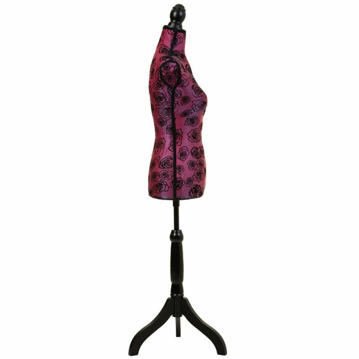 Mannekäng Alexandra House Living Röd Polyester Trä Polyetylen Furu Trä MDF 37 x 168 x 24 cm - 3