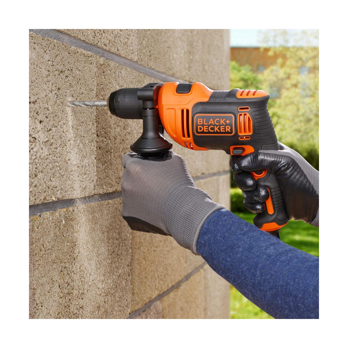 Borr- och tillbehörssats Black & Decker BEH710K-QS 230 V 710 W - 9