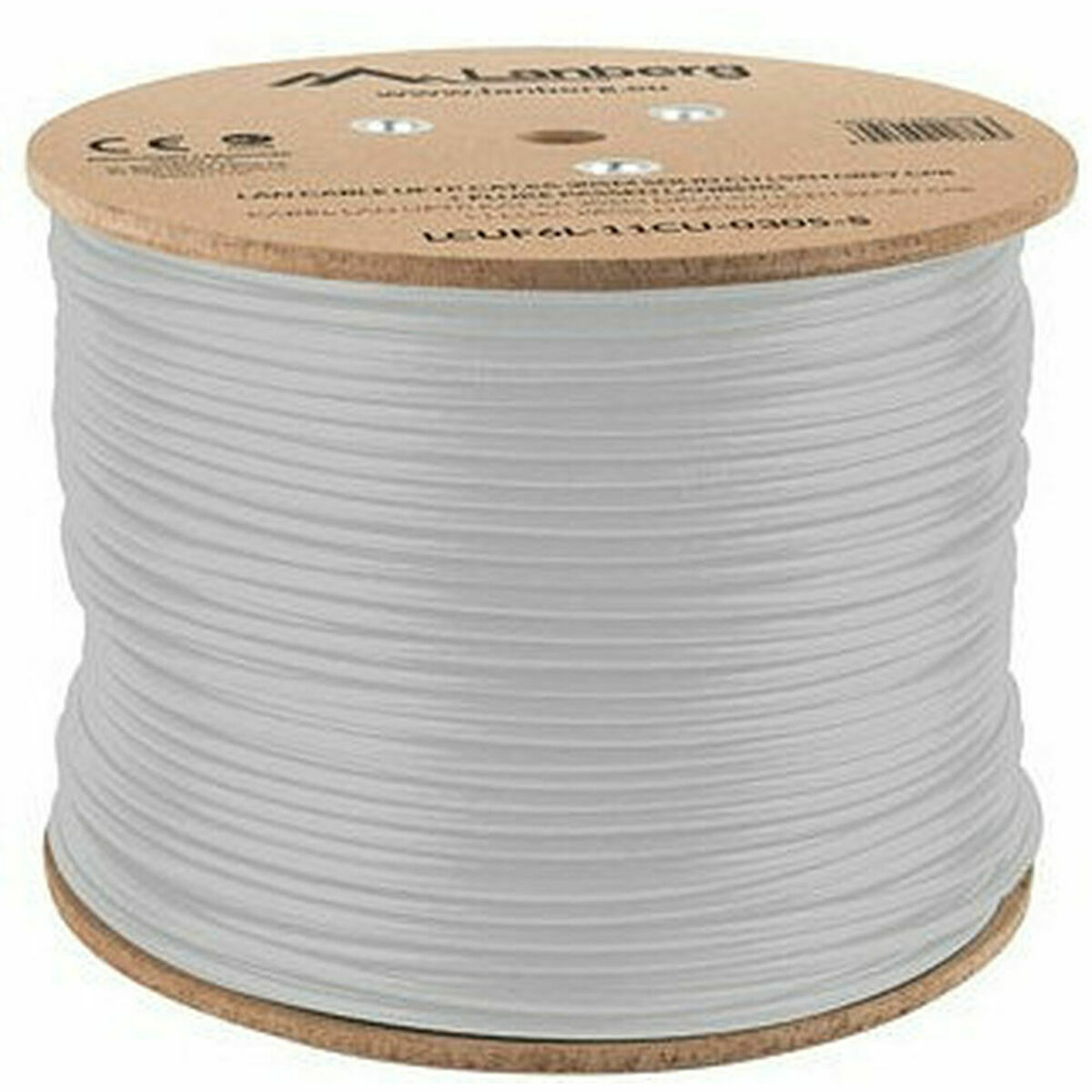 Nätkabel FTP Styv Kategori 6 Lanberg LCUF6L-11CU-0305-S Grå 305 m - 2