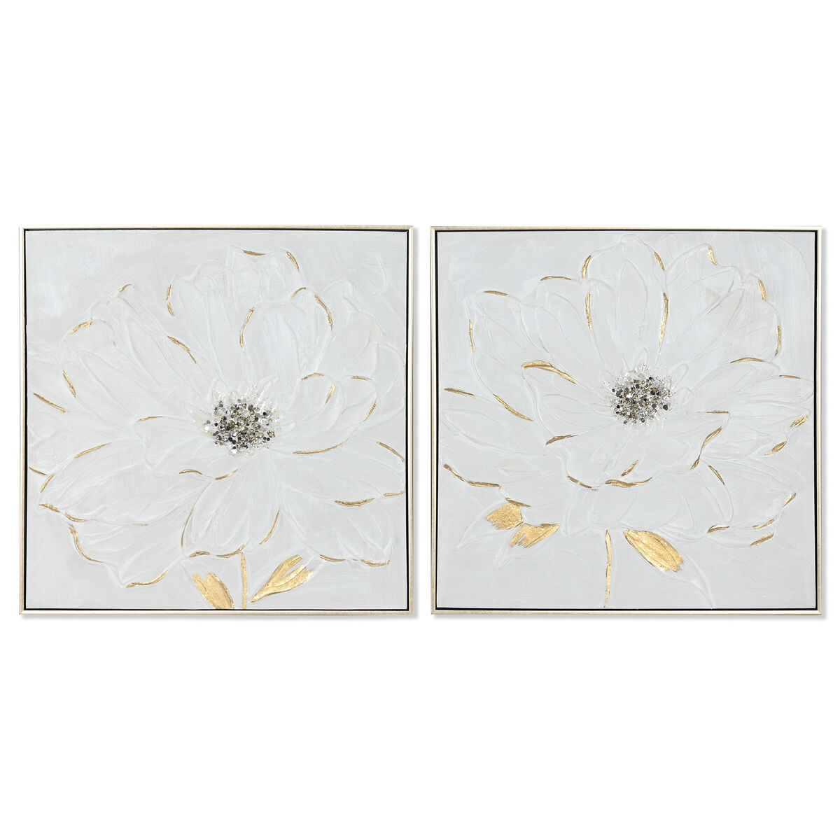 Kanvas Home ESPRIT polystyren Kanvas 62 x 4,5 x 62 cm