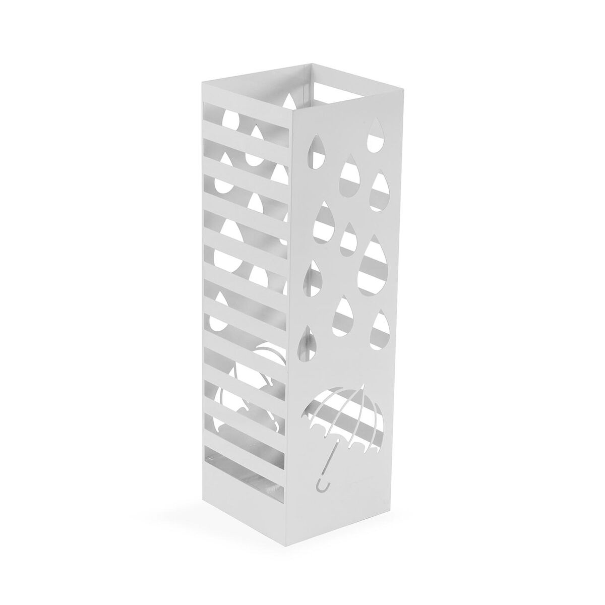 Paraplyställ Versa Vit 15,5 x 49 x 15,5 cm