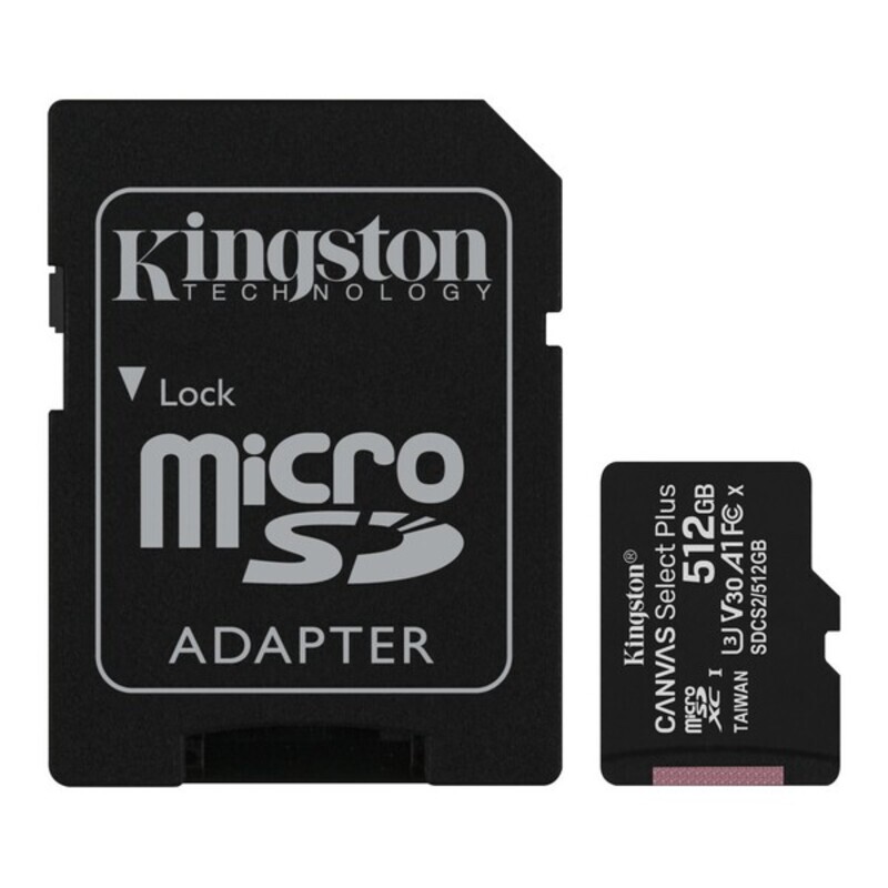 Micro-SD Minneskort med Adapter Kingston SDCS2 100 MB/s - 12