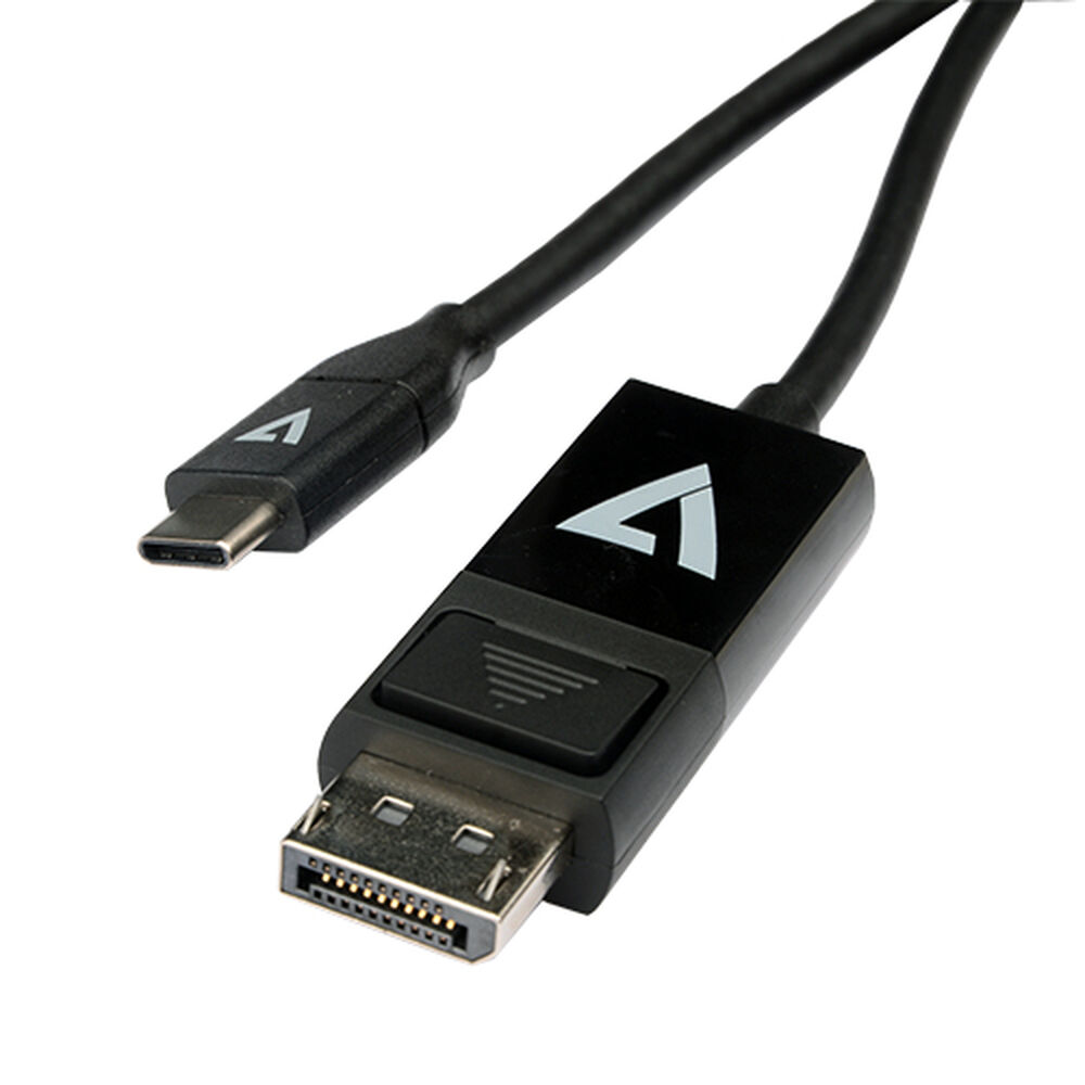 USB-C till DisplayPort Adapter V7 V7UCDP-2M Svart