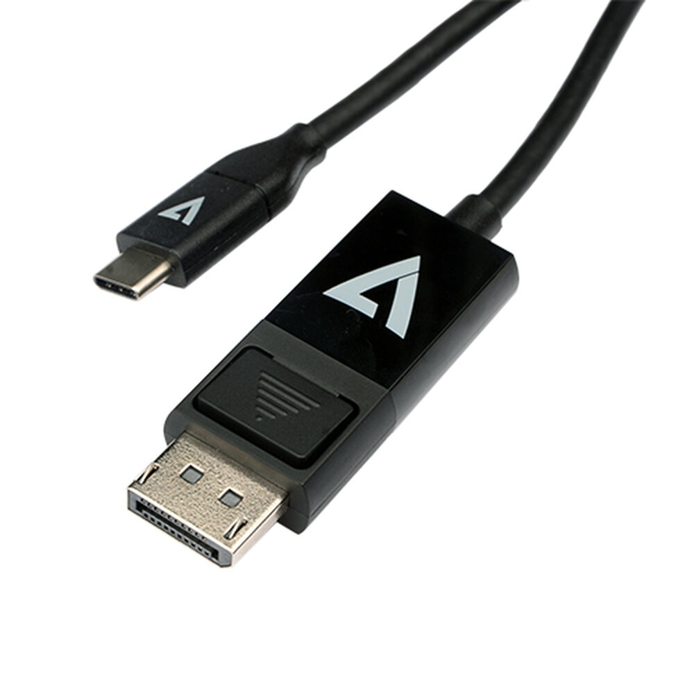 USB-C till DisplayPort Adapter V7 V7UCDP-2M Svart - 2