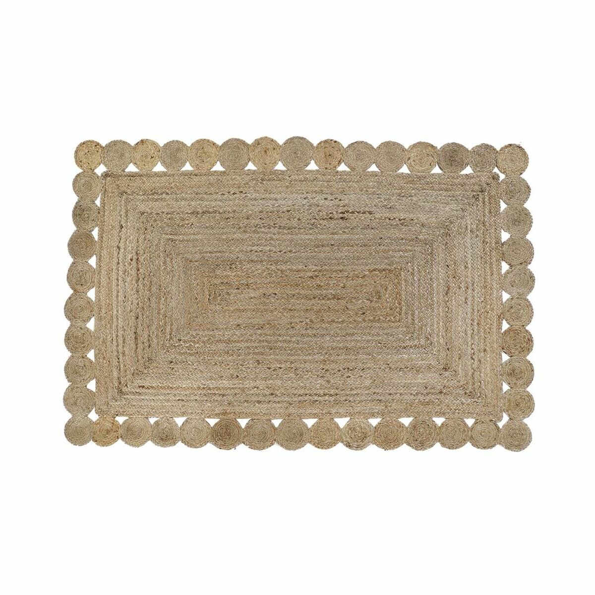 Matta DKD Home Decor Brun Naturell 160 x 230 x 1 cm - 5