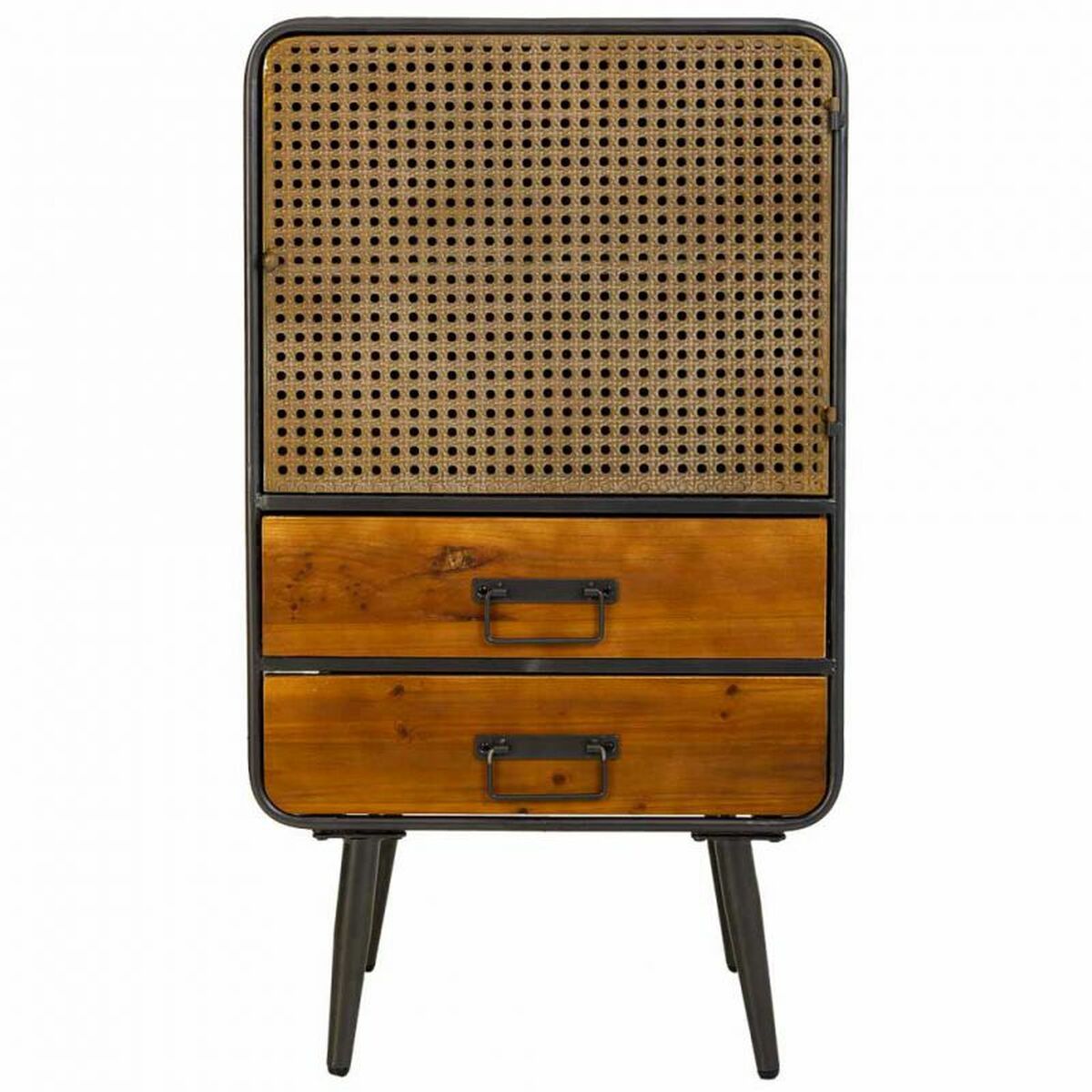 Skåp Alexandra House Living Brun Järn 39 x 89 x 50 cm - 4