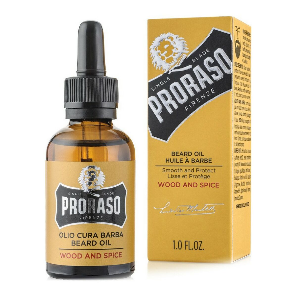 Skäggolja Proraso Wood and Spice 30 ml - 2