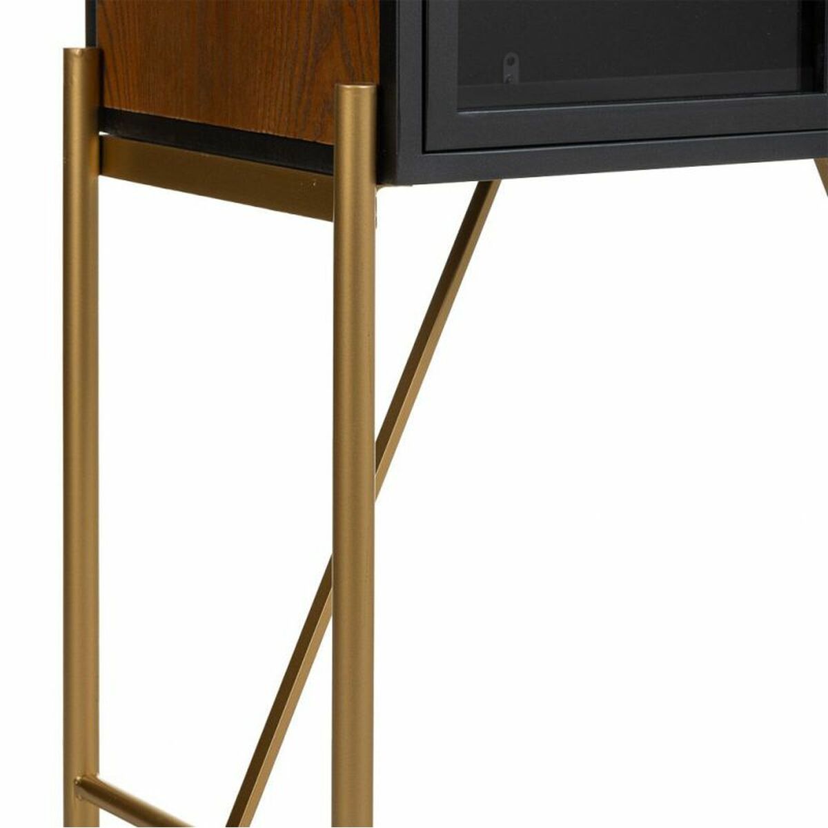 Skåp Alexandra House Living Brun Glas Granträ Trä MDF 35 x 155 x 64 cm - 8