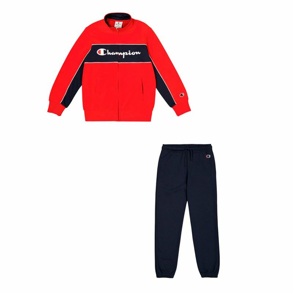 Träningsoverall, Barn Champion Full Zip Suit Röd