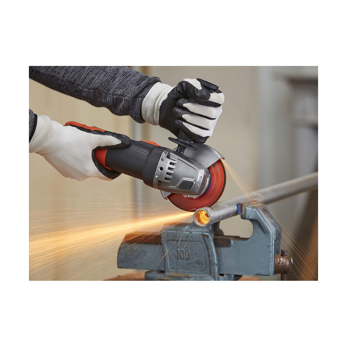 Vinkelslip Black & Decker beg210-qs 230 V 900 W - 10