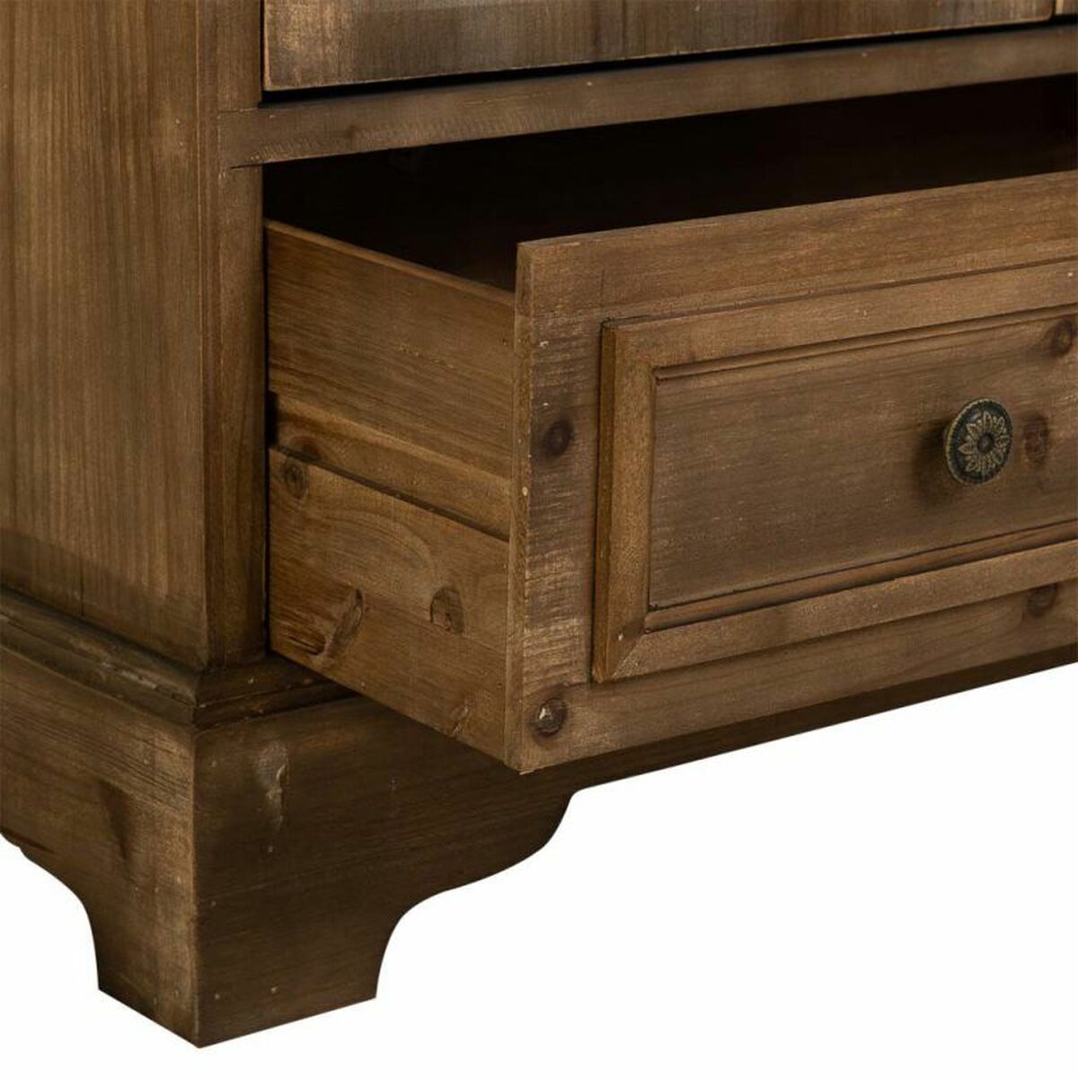 Skåp Alexandra House Living Brun Granträ Trä MDF 38 x 102 x 83 cm - 8