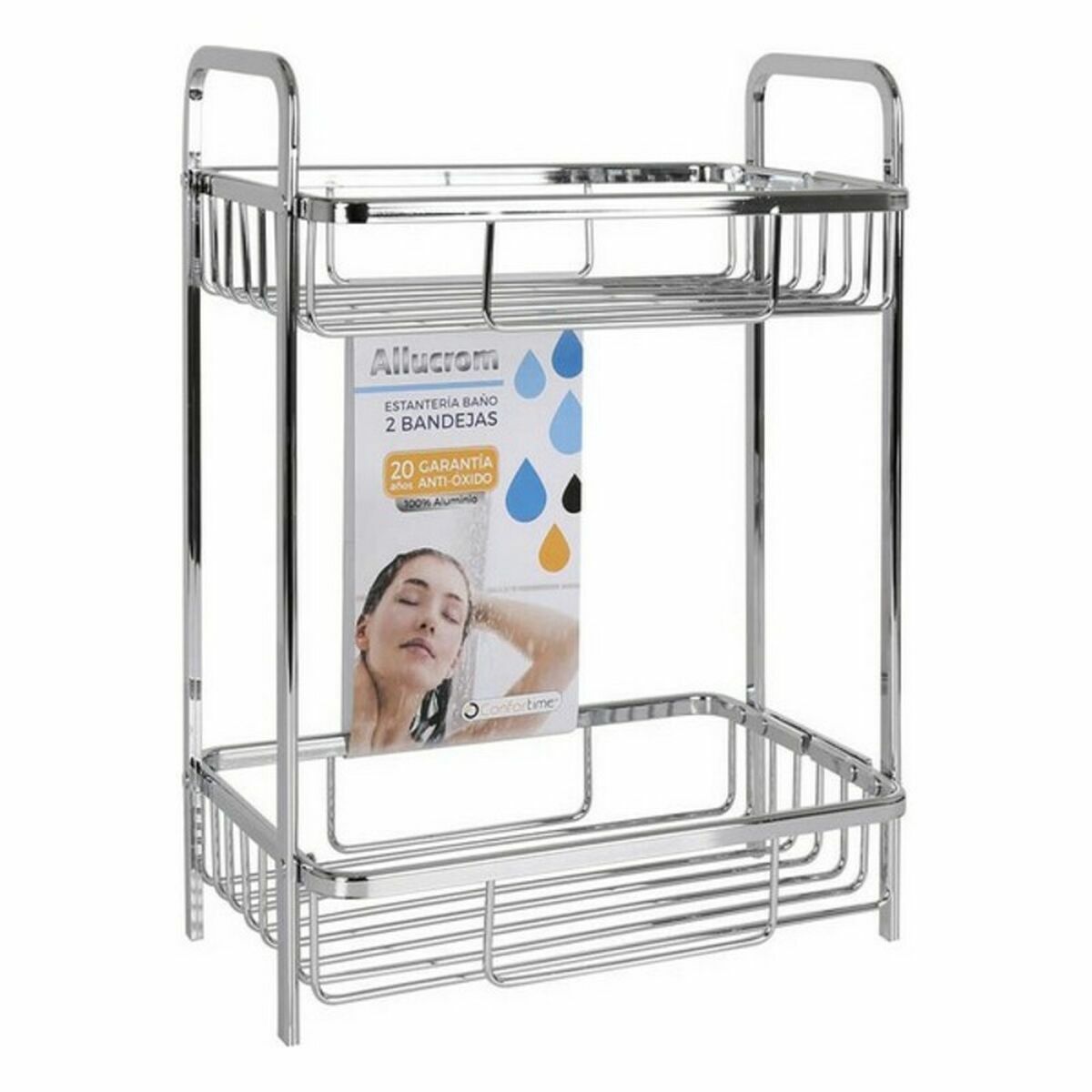 Badrumshyllor Confortime 159121 29 x 18 x 40 cm (4 antal) - 2