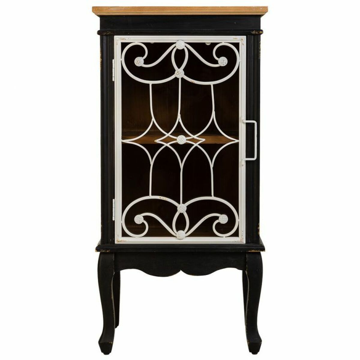 Visningsställ Alexandra House Living Glas Granträ Trä MDF 36 x 100 x 50 cm - 5