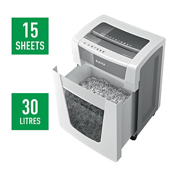 Dokumentförstörare Mikroskärande Leitz Office Pro P5 Leitz IQ 30 L