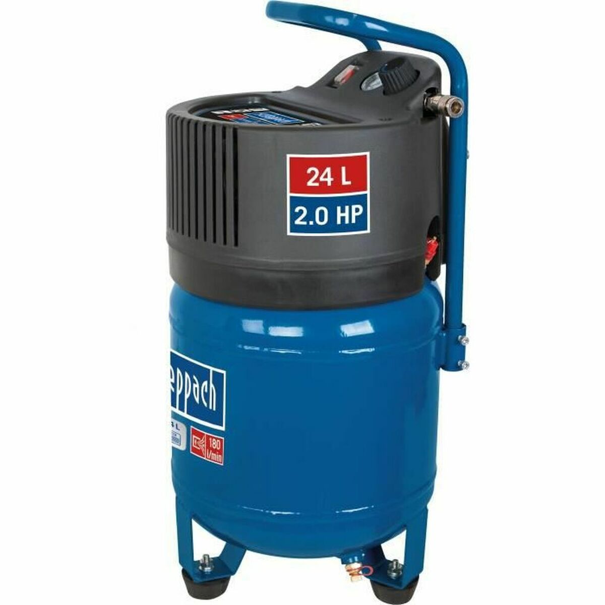 Luftkompressor Scheppach HC24V Vertikalt 1500 W 10 bar 24 L - 9