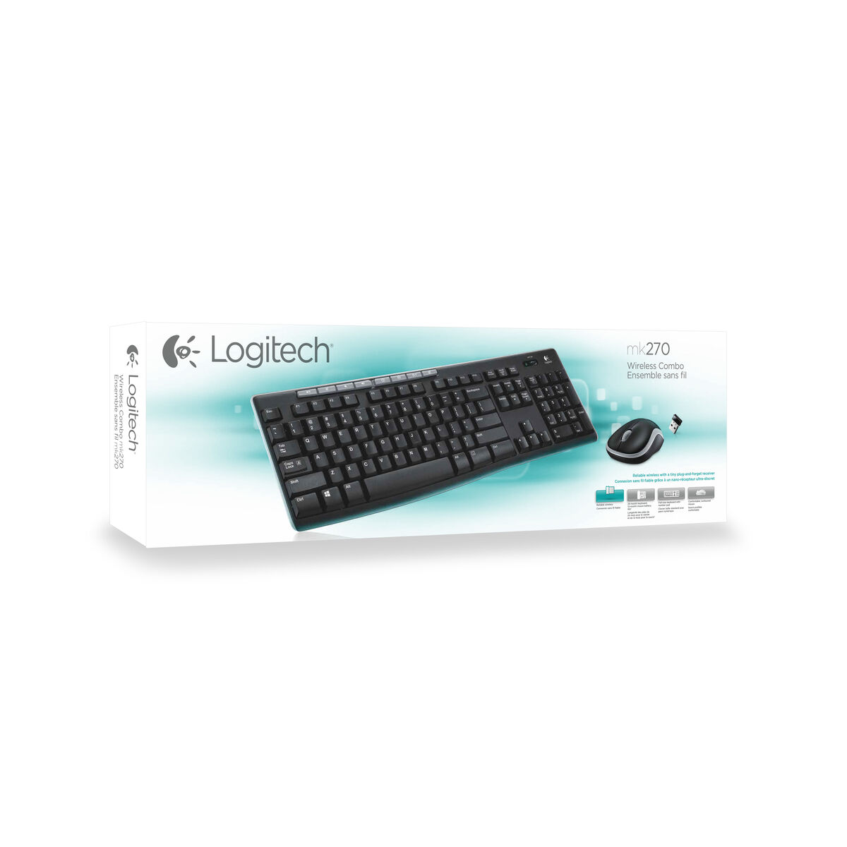 Trådlöst Tangentbord och Mus Logitech 920-004512 Qwerty Italienska Italienska - 2