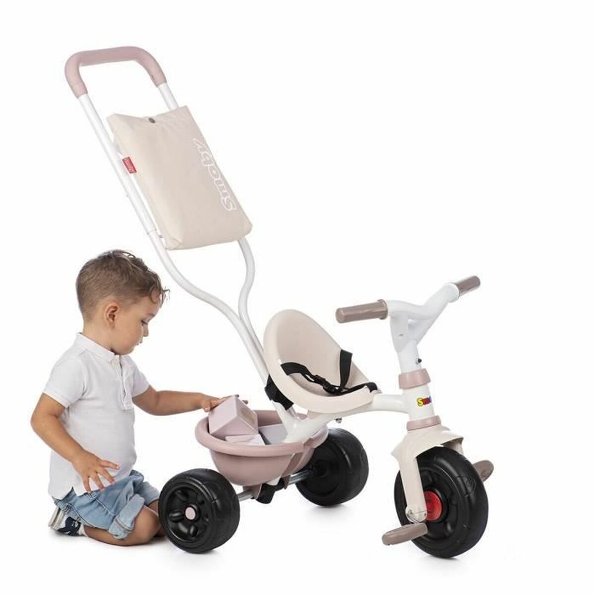 Trehjuling Smoby 101 x 68 x 52 cm Rosa - 2