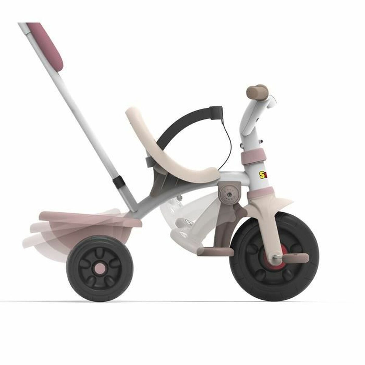 Trehjuling Smoby 101 x 68 x 52 cm Rosa - 3