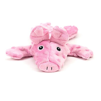 Mjuk leksak för hundar Gloria Dogmonsters Rosa 100 % polyester Gris 34 x 9 cm