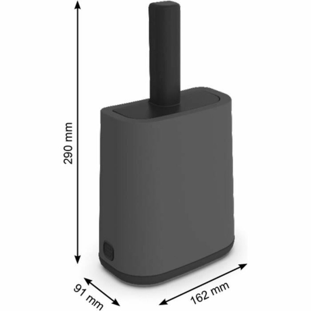 Spade Rotho Antracitgrå Plast - 4